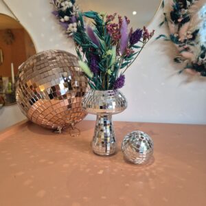 Vase champignon à facettes