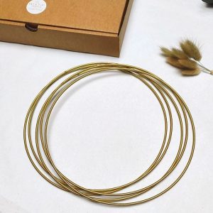 Anneau doré 25cm