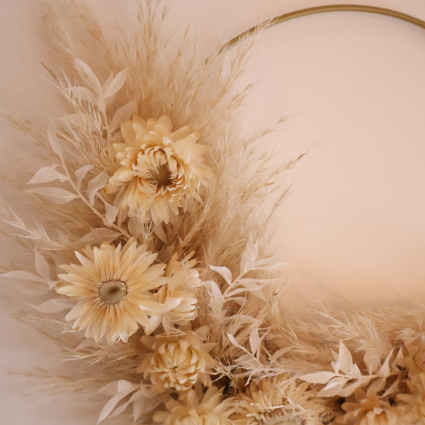 Couronne fleurs séchées Léonce – Image 2
