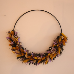 Couronne fleurs séchées Henri