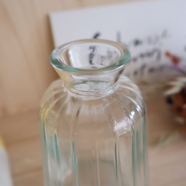 Soliflore en verre transparent – Image 2