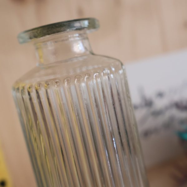 Soliflore bouteille striée – Image 2