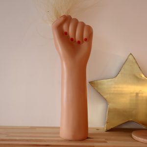 Vase Girl Power Marron
