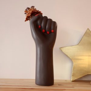 Vase Girl Power Noir