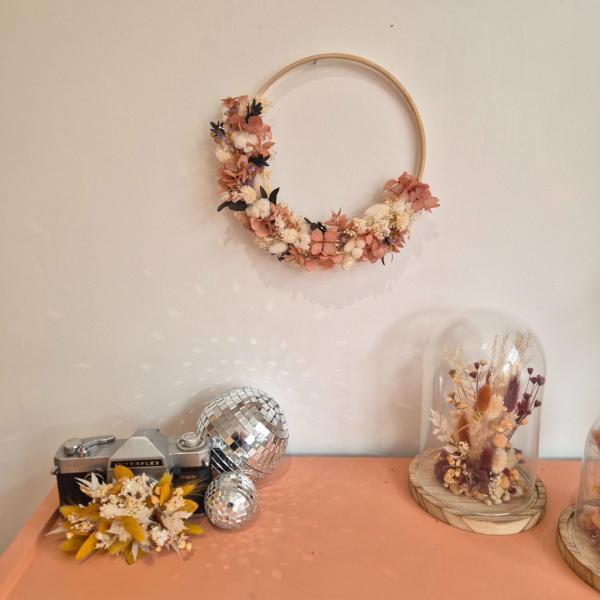 Couronne fleurs séchées Dune – Image 3