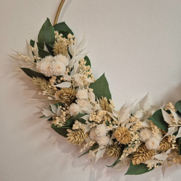 Couronne fleurs séchées Judes – Image 2