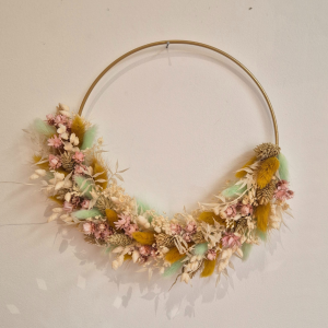 Couronne fleurs séchées Ariste