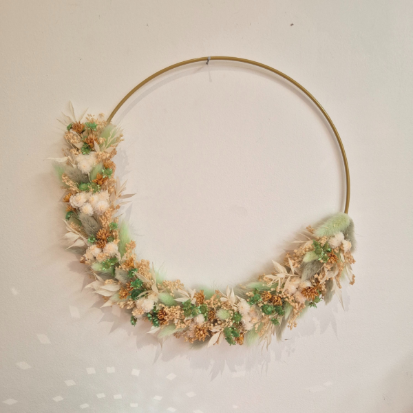 Couronne fleurs séchées Nector