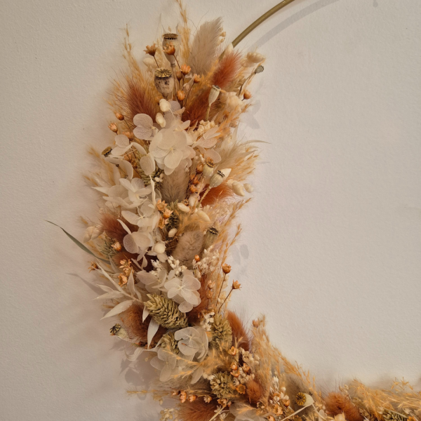 Couronne fleurs séchées Gustave – Image 2
