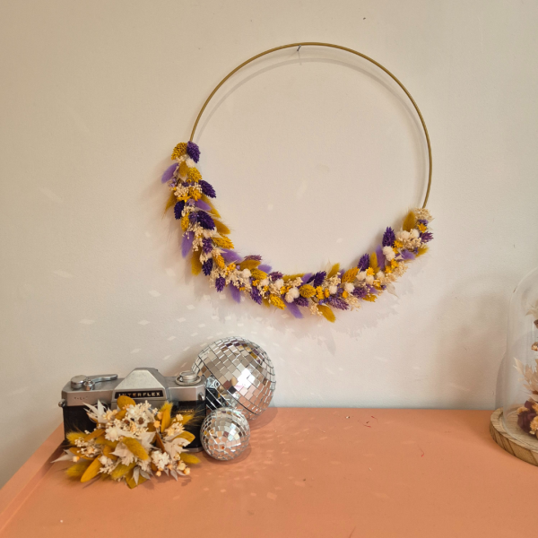 Couronne fleurs séchées Raoul – Image 3
