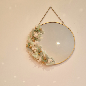 Miroir fleurs séchées Ruth