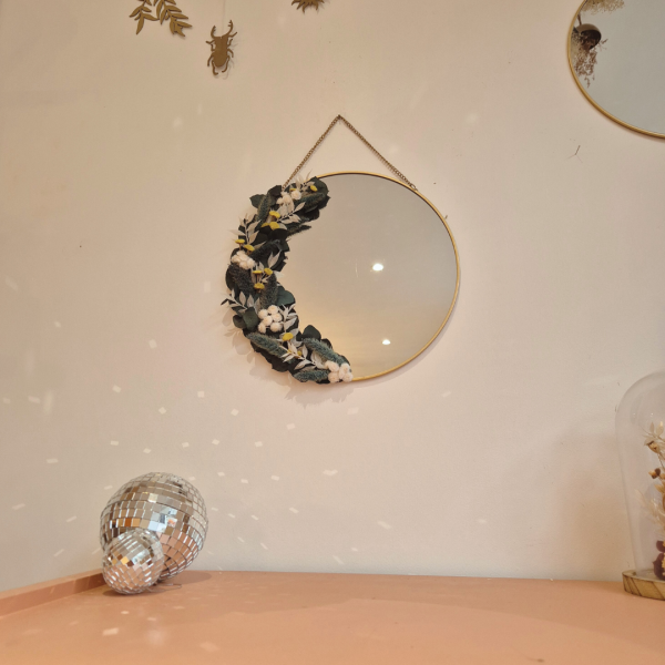 Miroir fleurs séchées Philibert – Image 3