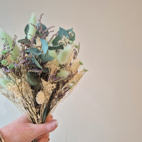 Bouquet fleurs séchées vert – Image 4