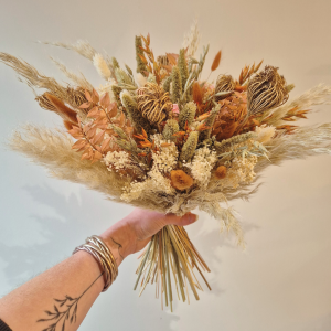 Bouquet fleurs séchées Basile