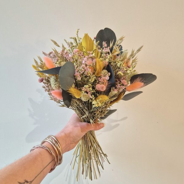bouquet fleurs sechees gipsy