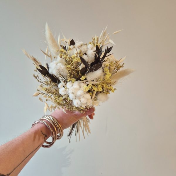 bouquet fleurs sechees main naturel