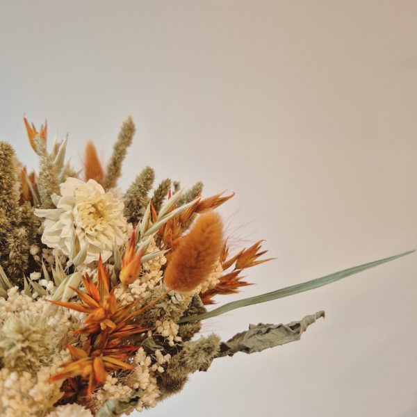 bouquet fleurs seches champetre terracotta