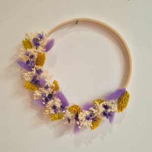 couronne fleurs séchées amy