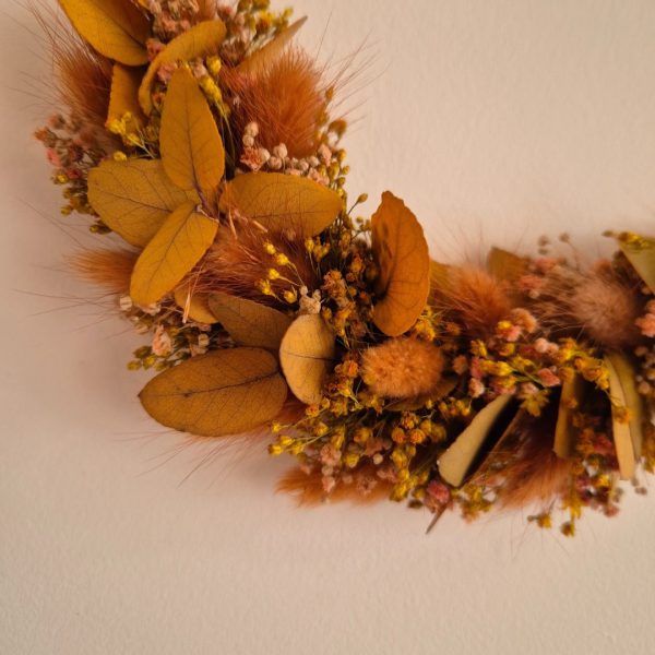 couronne fleurs séchées automne elphege