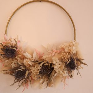 couronne fleurs séchées boheme dante