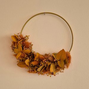 couronne fleurs séchées murale elphege