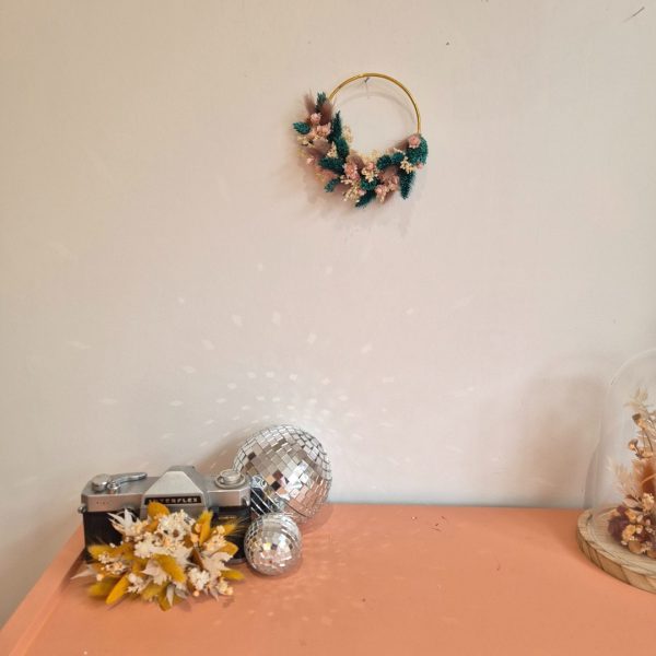 couronne murale fleurs agathon