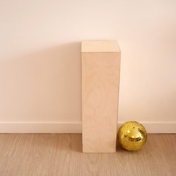 cube bois boule disco