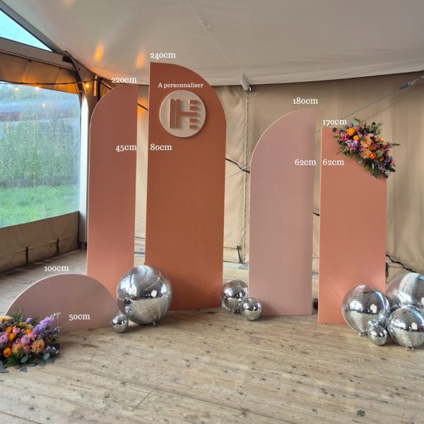 decoration arches boules fleurs