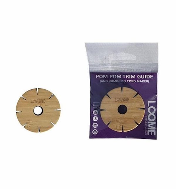 guide pompon cordon bois