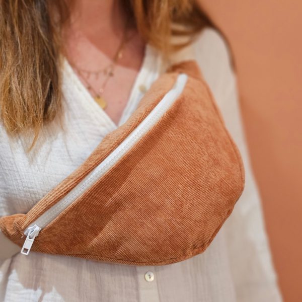 sac banane corde blanc