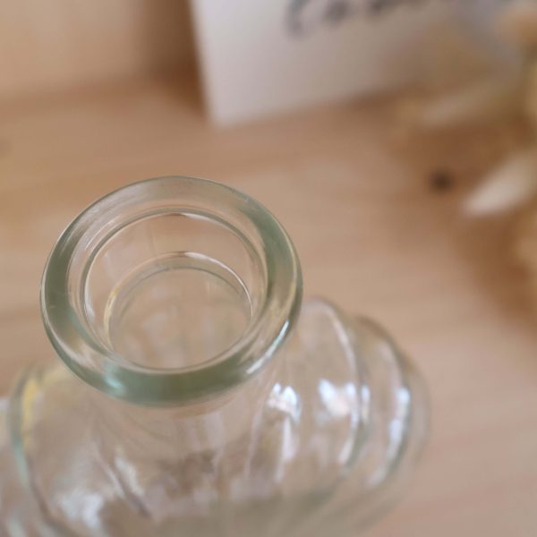 Petit soliflore coquillage en verre
