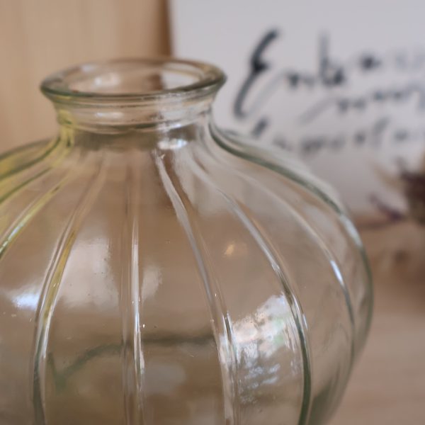 vase verre translucide deco