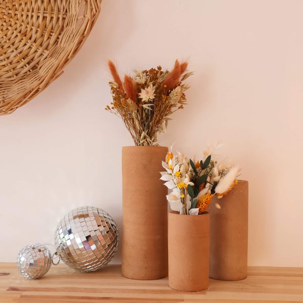 Vases en terre cuite
