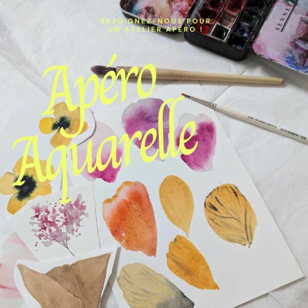 Atelier Spécial Aquarelle Apéro