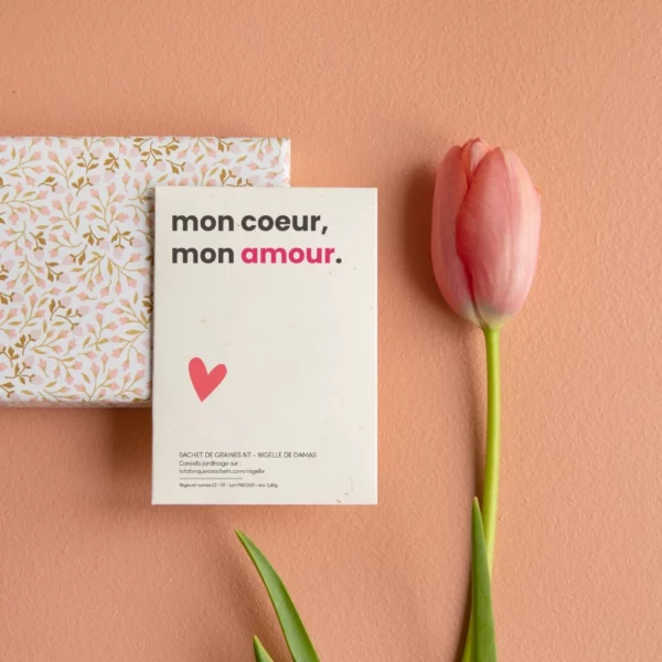 Sachet de graines de Nigelle - Mon Cœur Mon Amour – Image 2