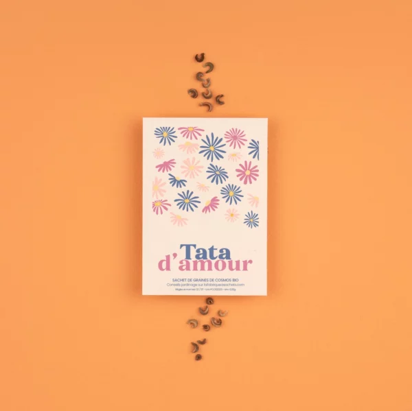 Sachet de graines de Cosmos - Tata d'amour