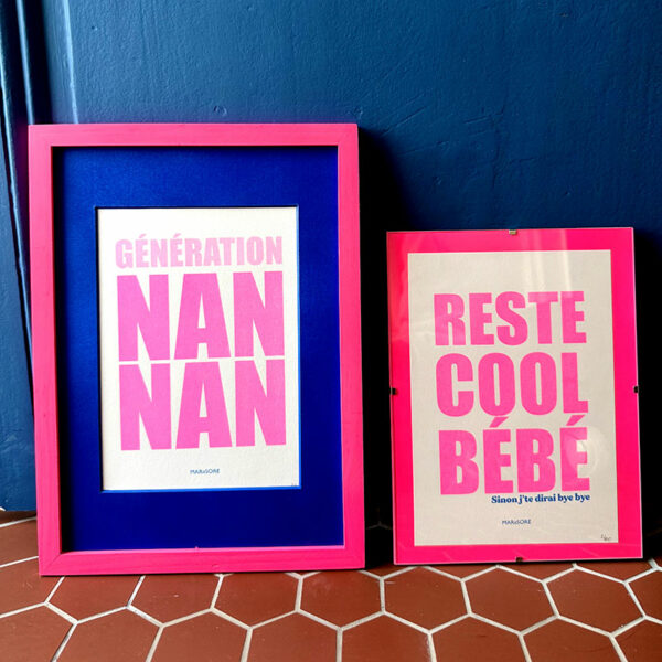 Risographie RESTE COOL BEBE – Image 3
