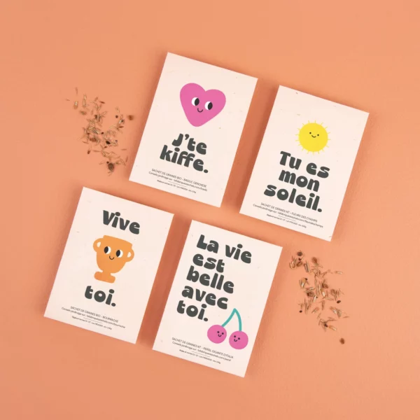 Sachet de graines de Fleurs des champs - Tu es mon soleil – Image 3