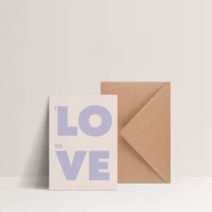 Carte - I love to Love