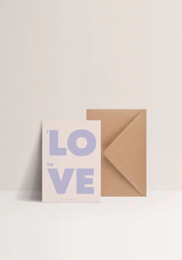 Carte - I love to Love
