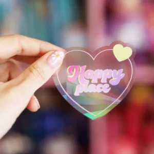 Sticker Suncatcher "Happy Place"