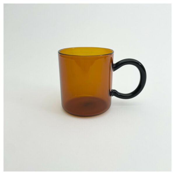 Mug Ambre et anse noir – Image 2