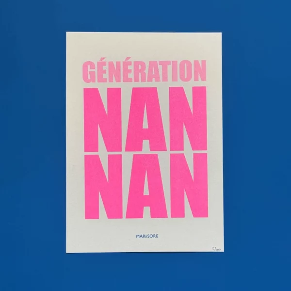 Risographie Génération NAN NAN