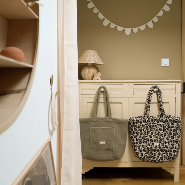 Sac cabas sherpa léopard