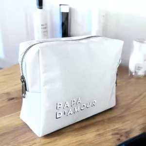 Trousse de toilette Papa d'amour bleu ciel