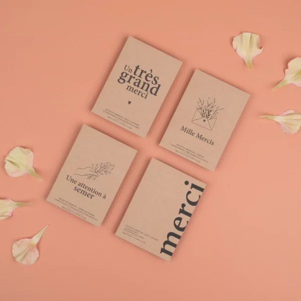 Sachet de graines de Basilic - Merci – Image 2