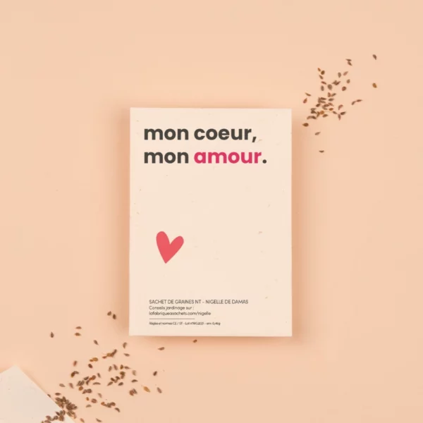 Sachet de graines de Nigelle - Mon Cœur Mon Amour