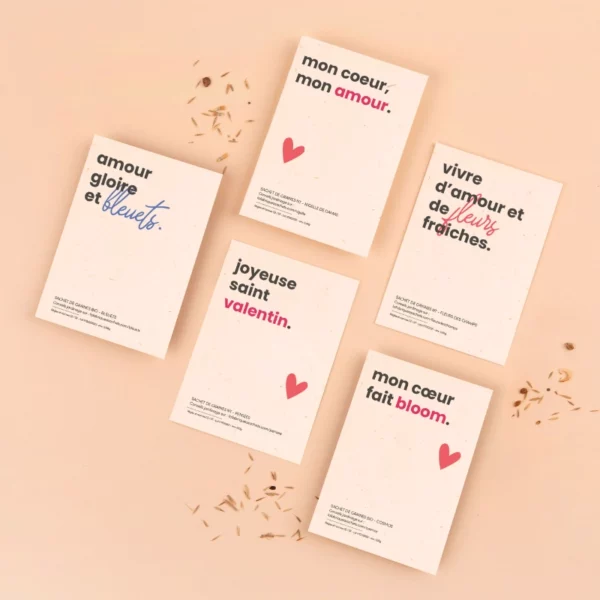 Sachet de graines de Nigelle - Mon Cœur Mon Amour – Image 4