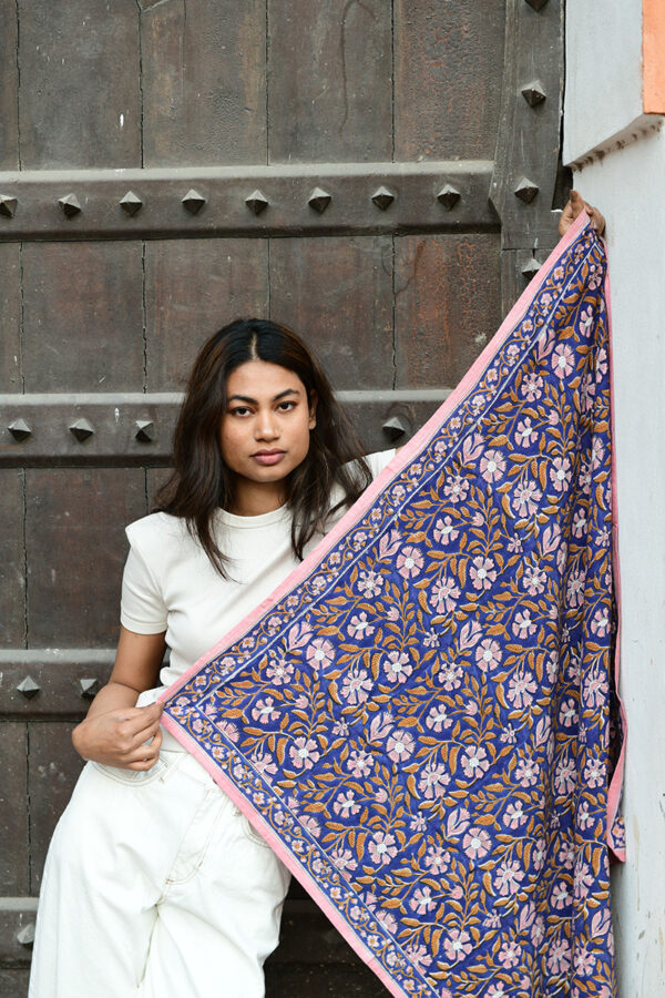 Grand foulard N°115 Cobalt – Image 4