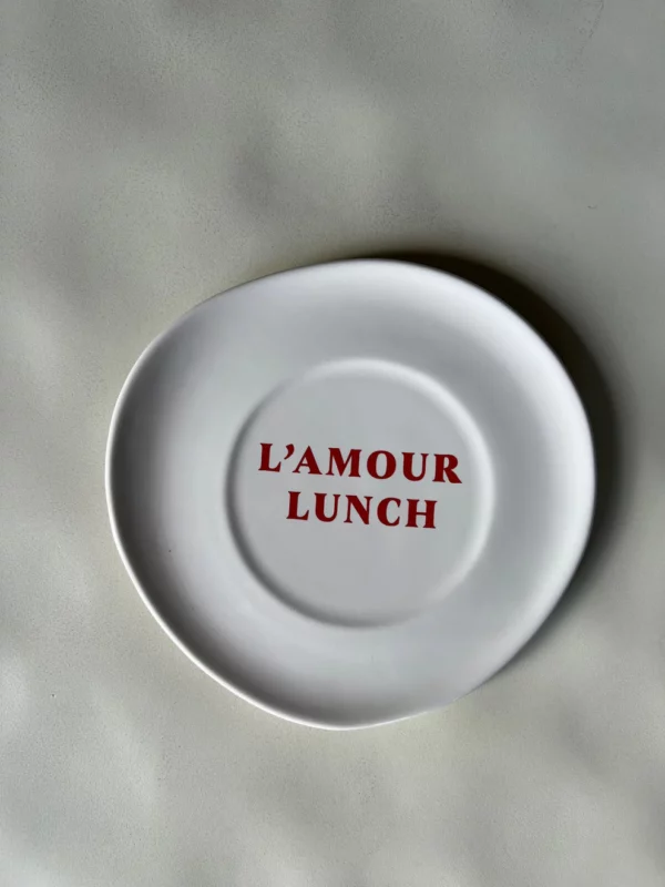 Assiette en céramique - L'Amour Lunch – Image 3